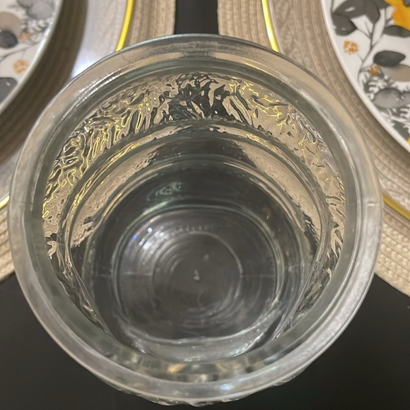 Libbey Canada Vtg Santa Glass Canister - Picture 3 of 5